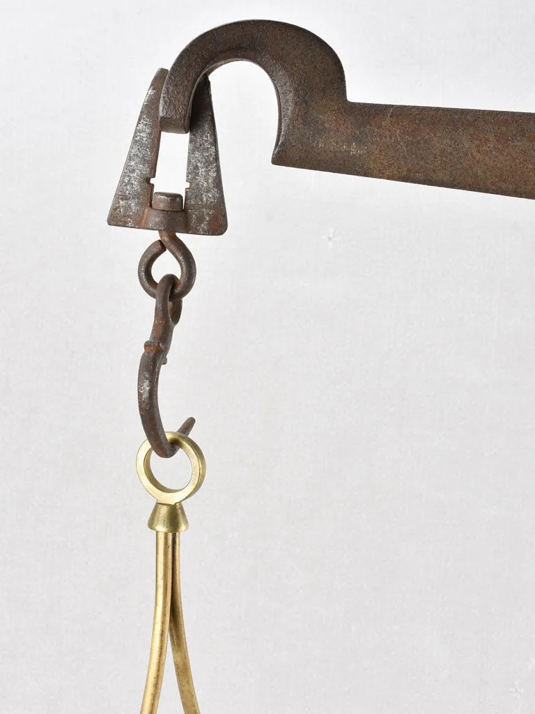 Large 19Th-Century French mercantile weigh scales