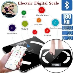 LEADZM Bluetooth LCD Bathroom  Scale