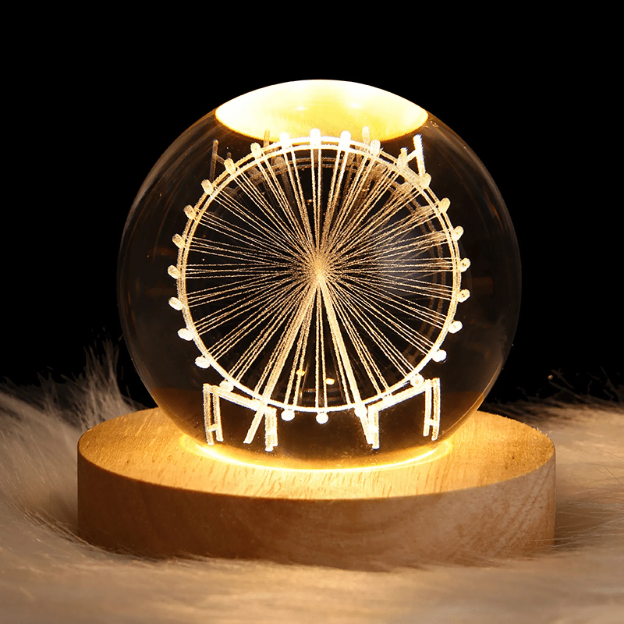 LED Crystal Balls