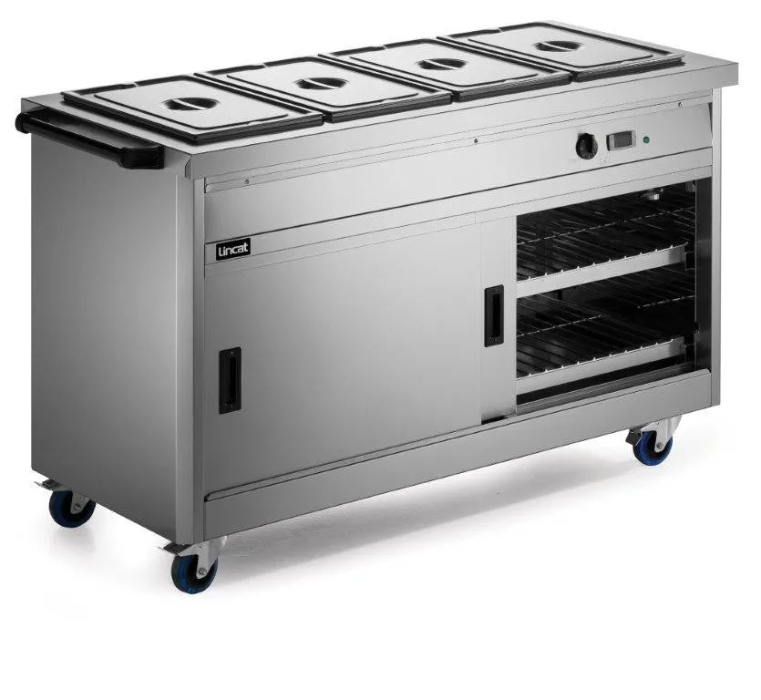 Lincat P6B4 Panther Slim Mobile Hot Cupboard