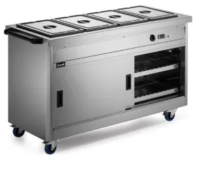 Lincat P6B4 Panther Slim Mobile Hot Cupboard
