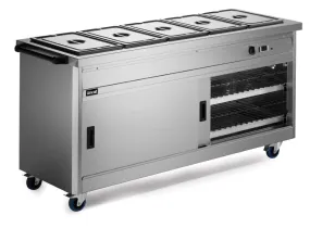 Lincat P6B5 Panther Slim Mobile Hot Cupboard