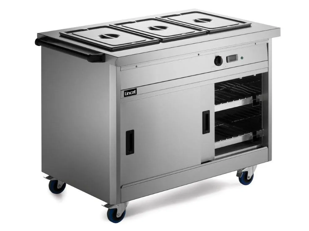 Lincat P8B3PT Panther Mobile Hot Cupboard