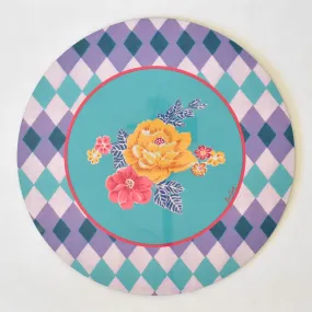 Lisa Corti Losanga Veronese round cork-backed placemat - 34cm