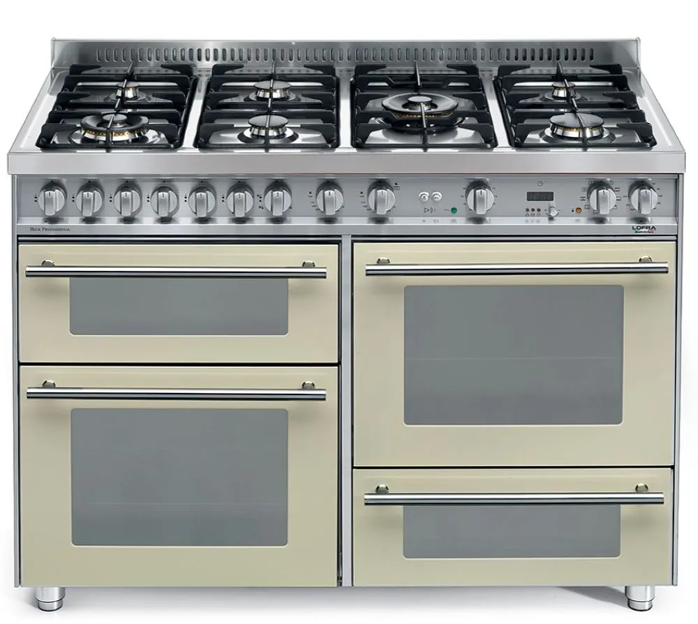 Lofra Professional 120 PBI 126SMFE DMFT 2AEO Cream Gas Dual Fuel Range Cooker 120cm