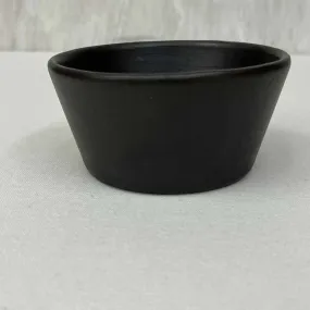 Longpi Bowl | Black Clay Pottery Craft | Smart Dinner Bowl | Medium Size (5")