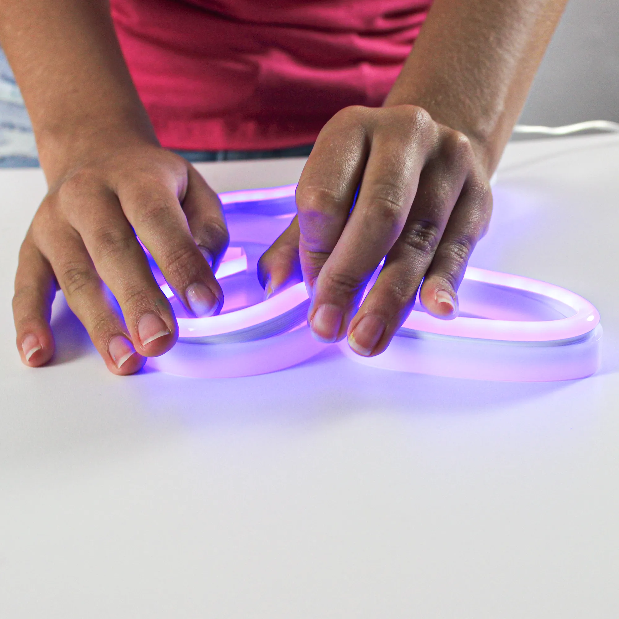 LumiGlow DIY Room Lights - Heart, Butterfly and Neon Lights