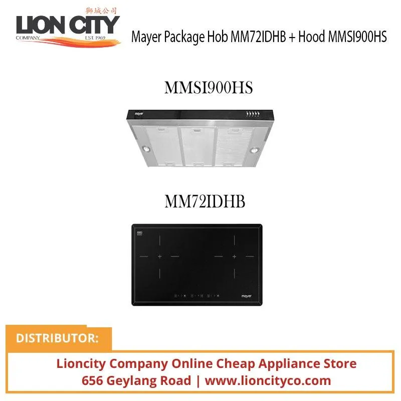 Mayer Package Hob MM72IDHB   Hood MMSI900HS