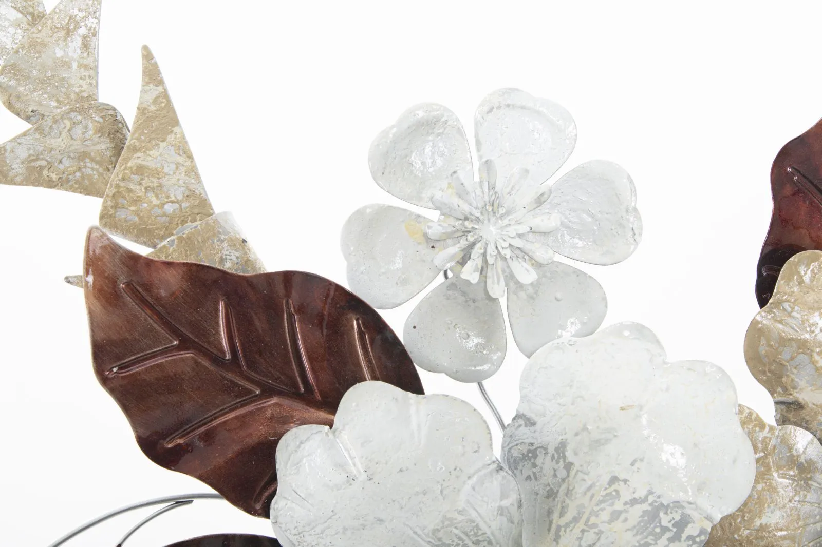 Metallic Flowers Modern Wall decor