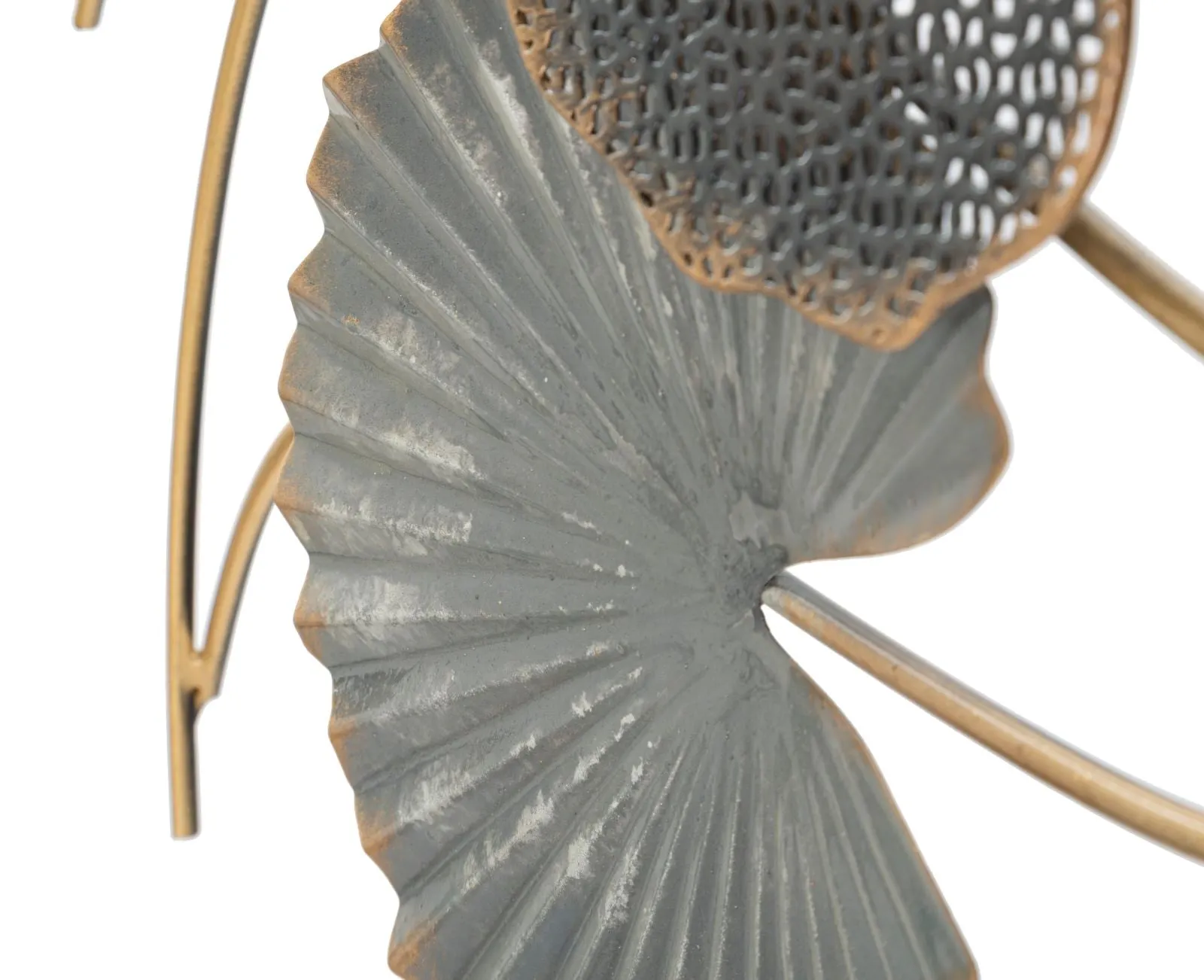 Metallic Liliy pads Wall Decor