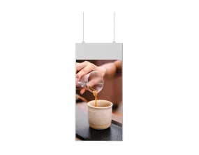 MEVe 43" Dual View Indoor Thin Digital OLED Ceiling Hanging Display