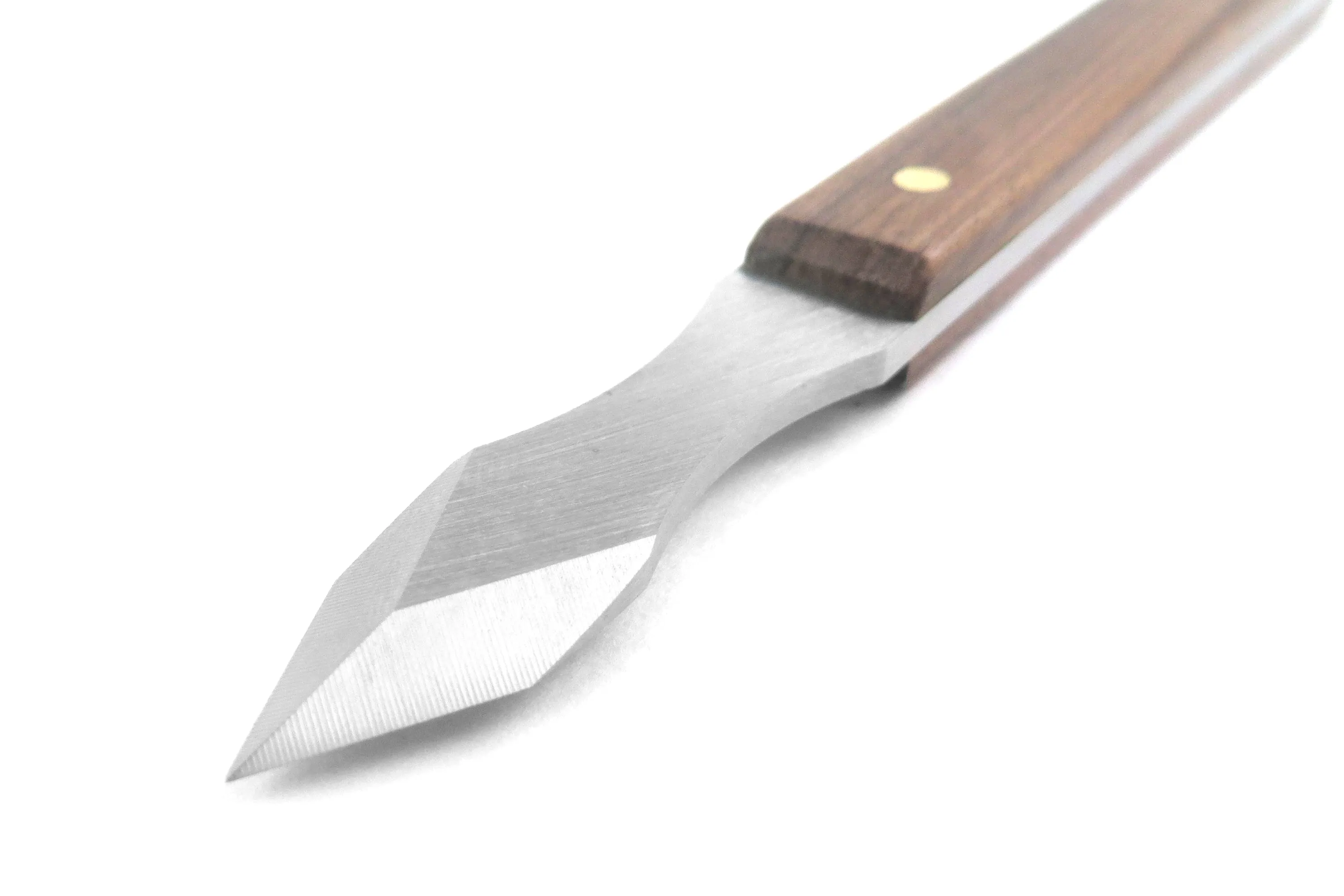 Mikov Dual Bevel Marking Knife 0.100" Thick Blade with Finger Indents Rosewood Handle