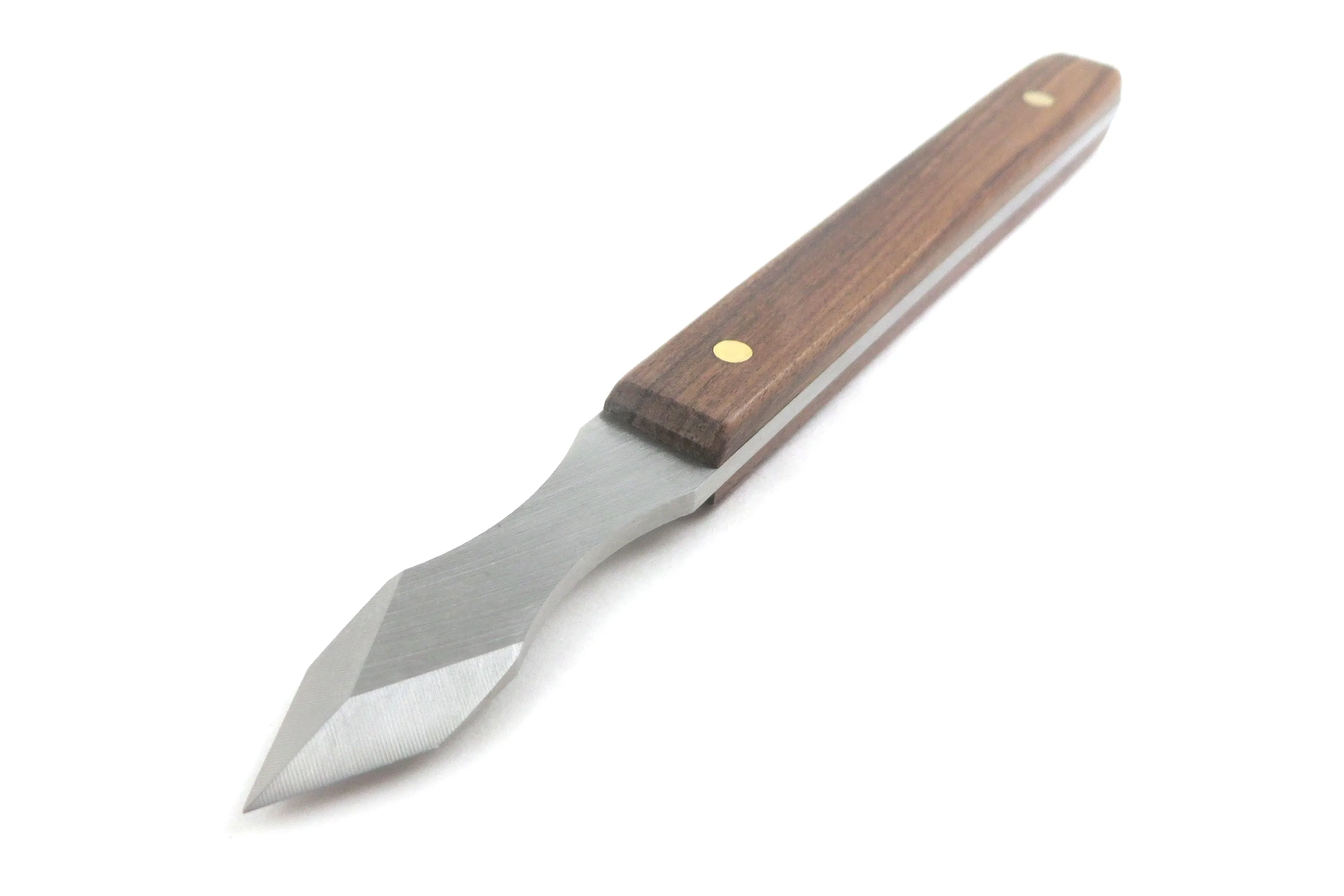 Mikov Dual Bevel Marking Knife 0.100" Thick Blade with Finger Indents Rosewood Handle