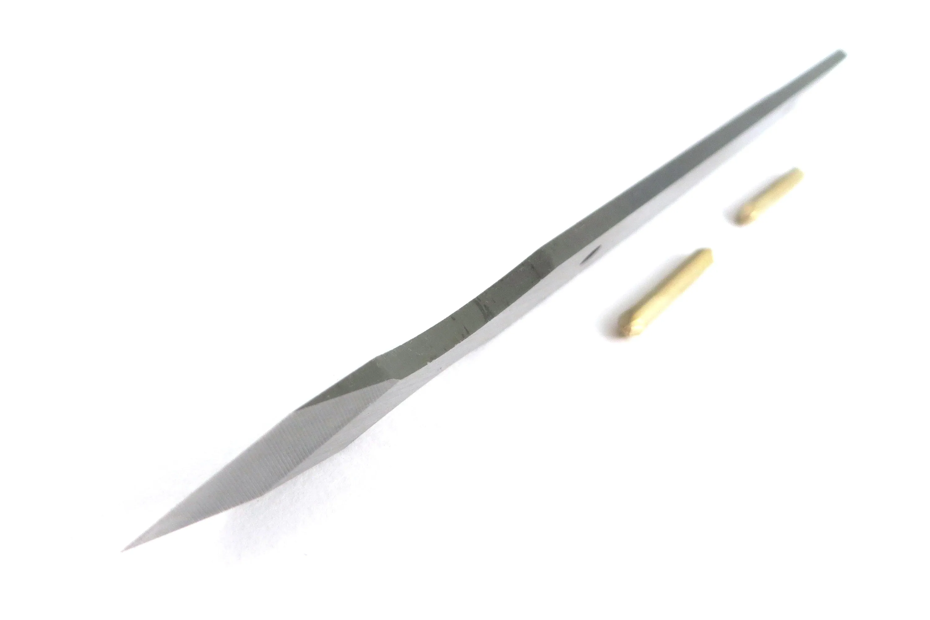 Mikov Unhandled Dual Bevel Marking Knife Kit with Finger Indents 0.100" Thick Blade