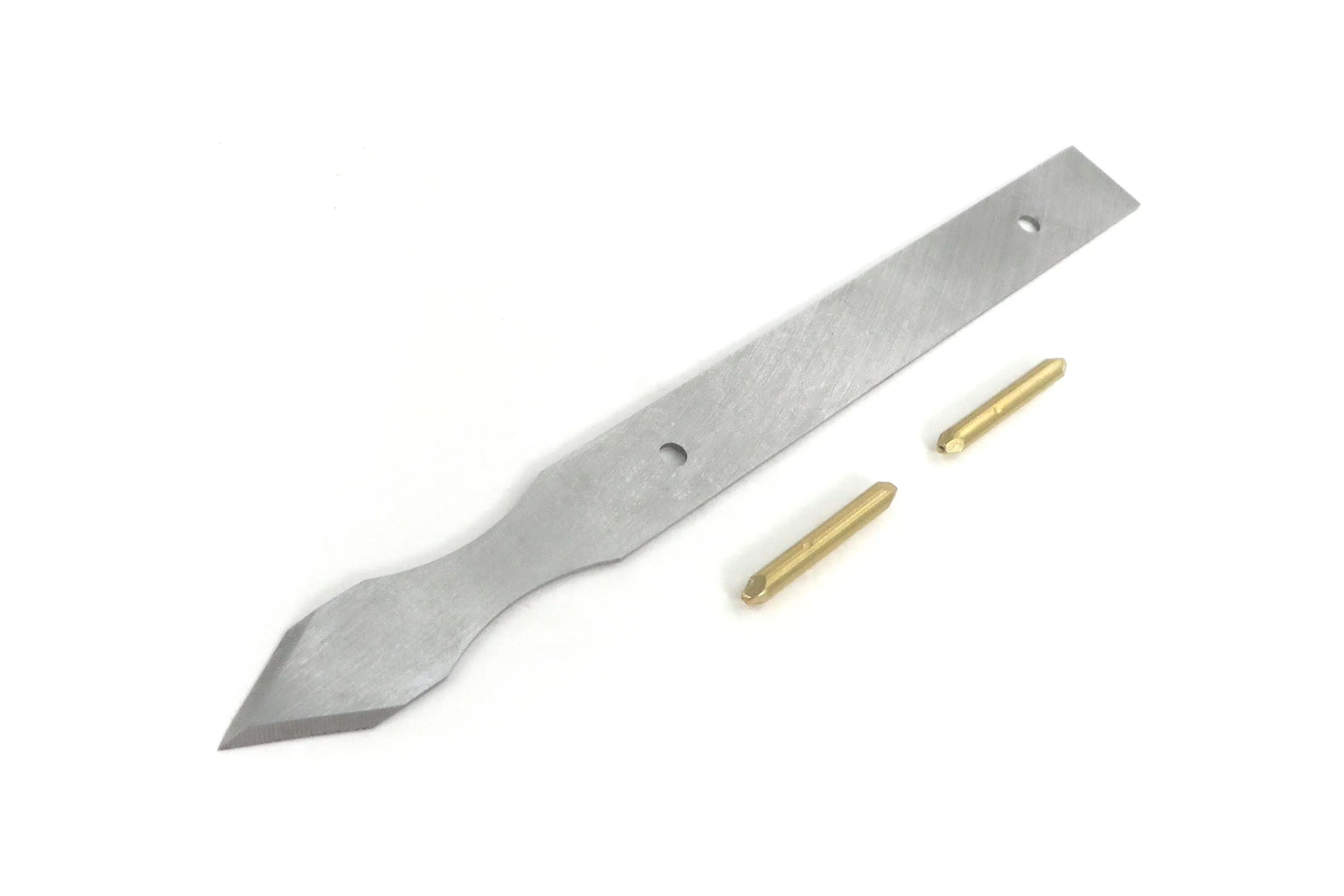 Mikov Unhandled Super Thin Blade Dual Bevel Marking Knife Kit with Finger Indents 0.030" Thick Blade