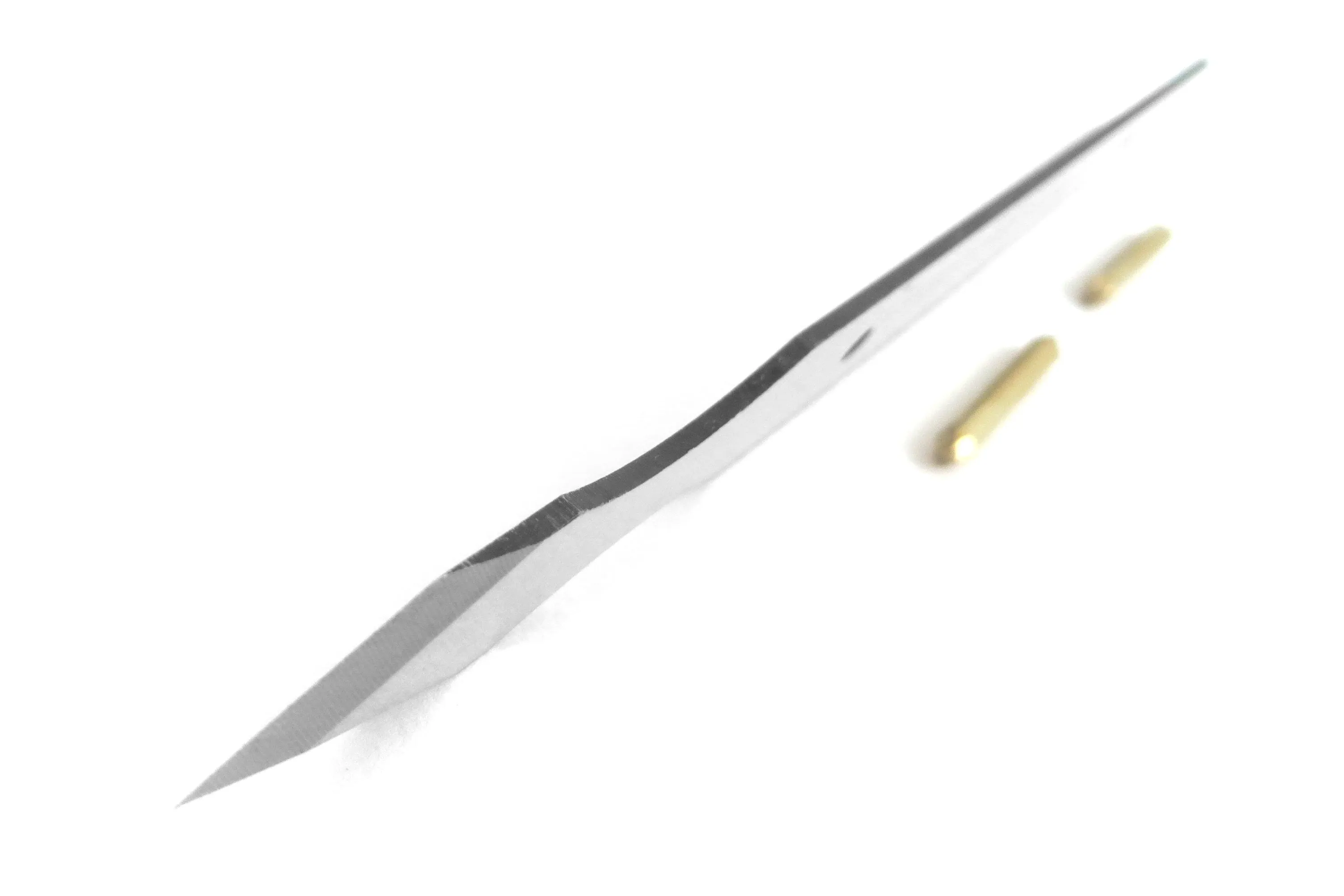 Mikov Unhandled Thin Blade Dual Bevel Marking Knife Kit with Finger Indents 0.060" Thick Blade