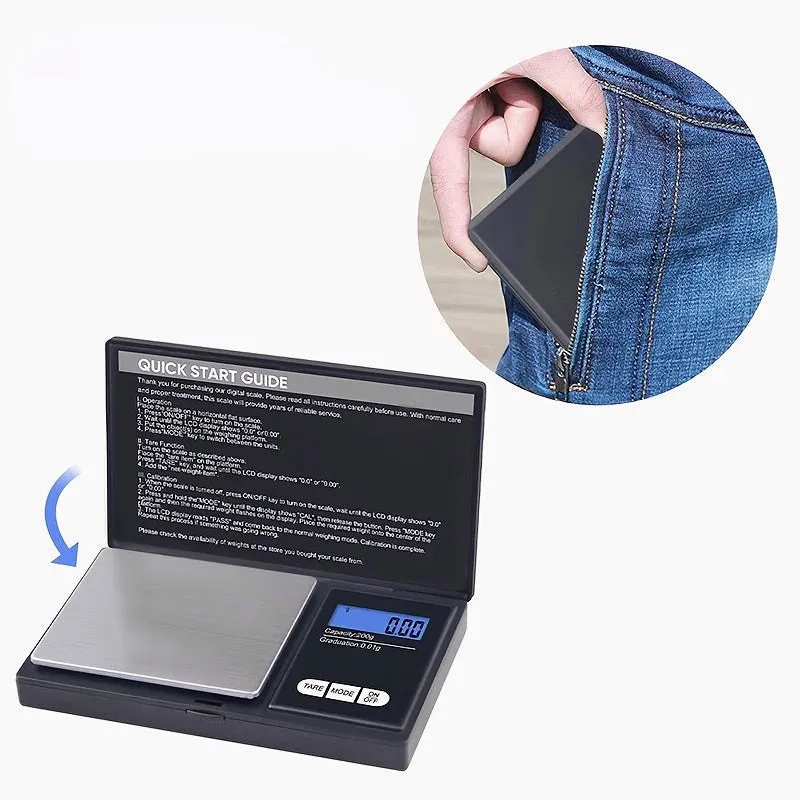 Mini Digital Gram Scale with LCD Display for Jewelry and Food