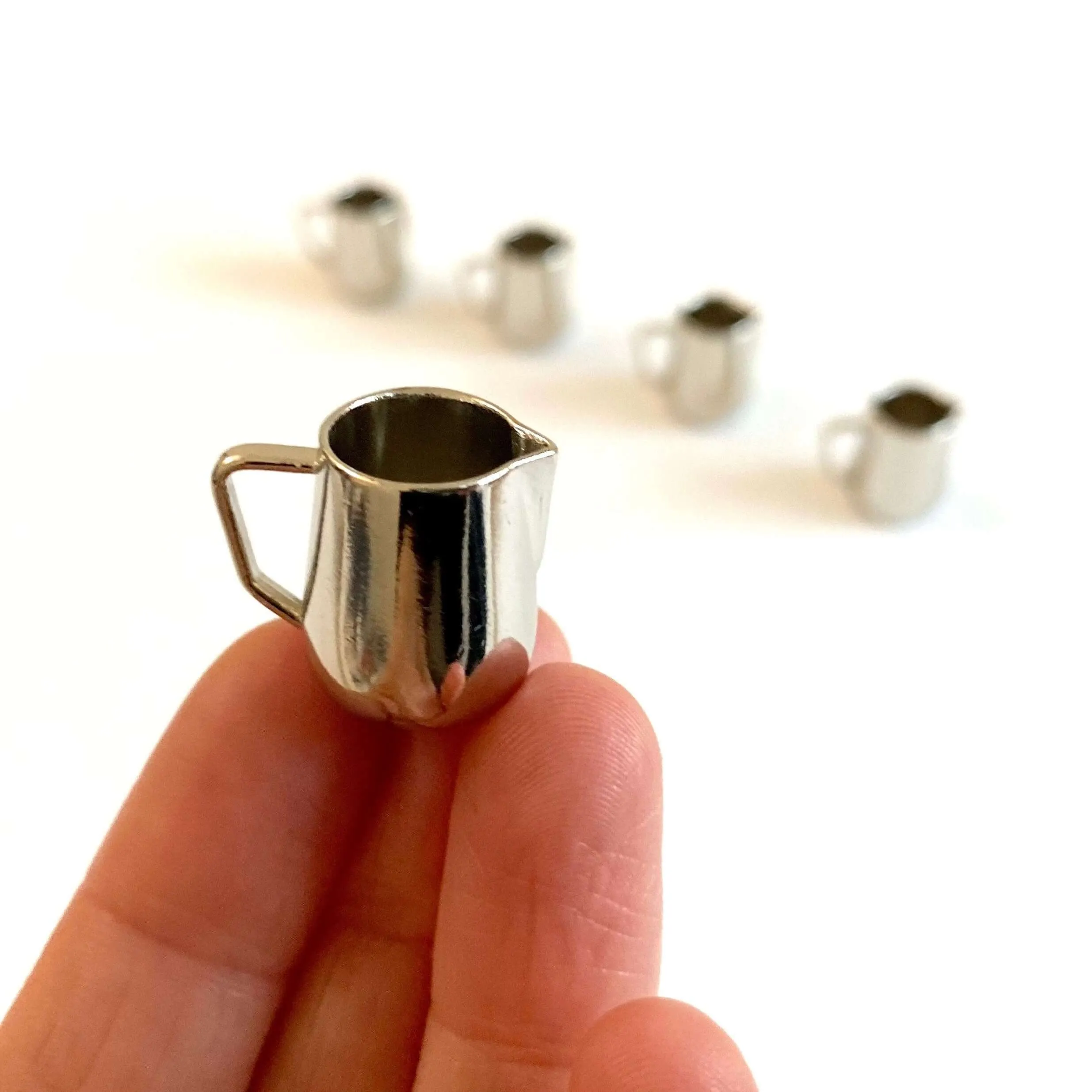 Miniature metal Jug Artisan dolls house Kitchen 1/6 scale