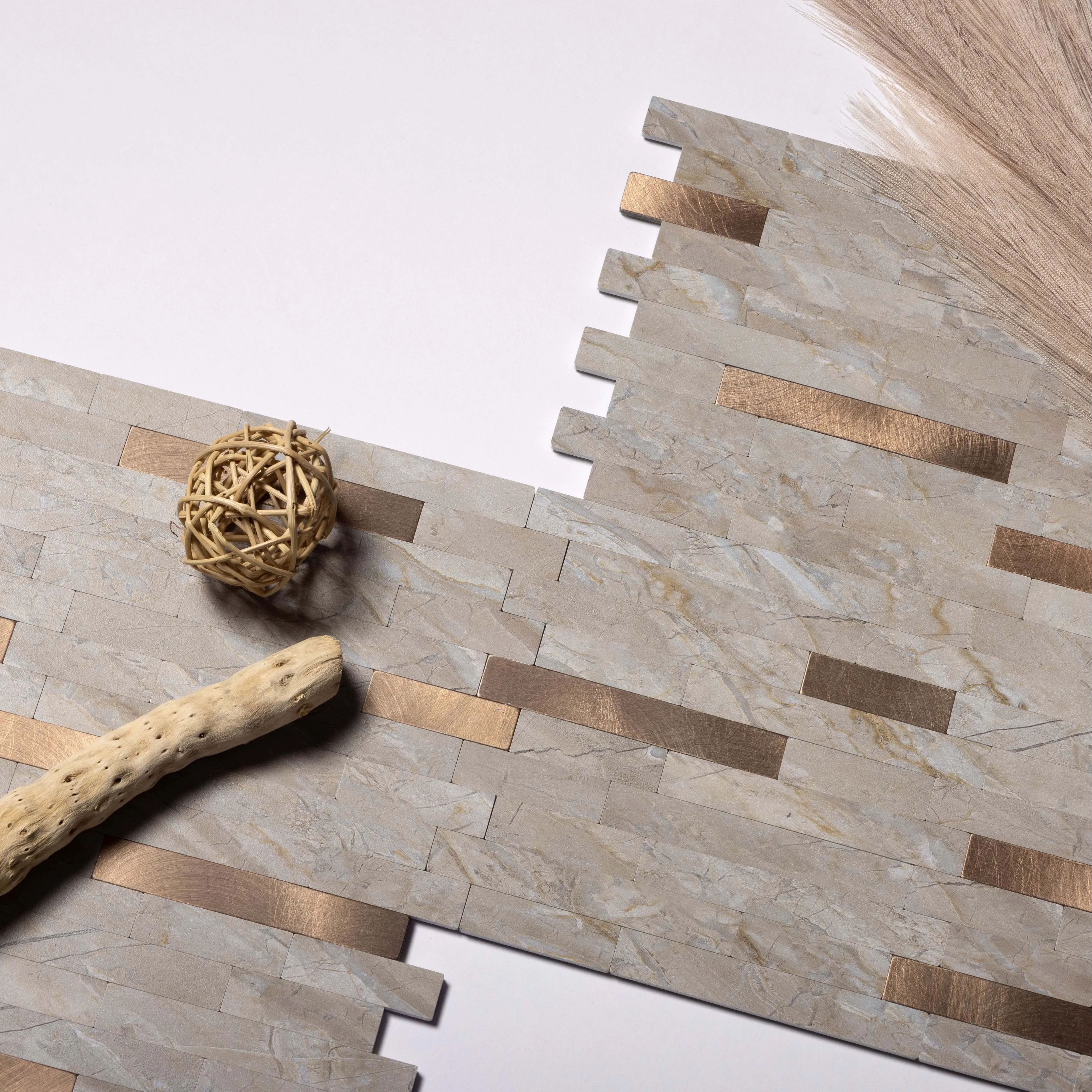 Modern Rectangle Peel and Stick Wall Tiles
