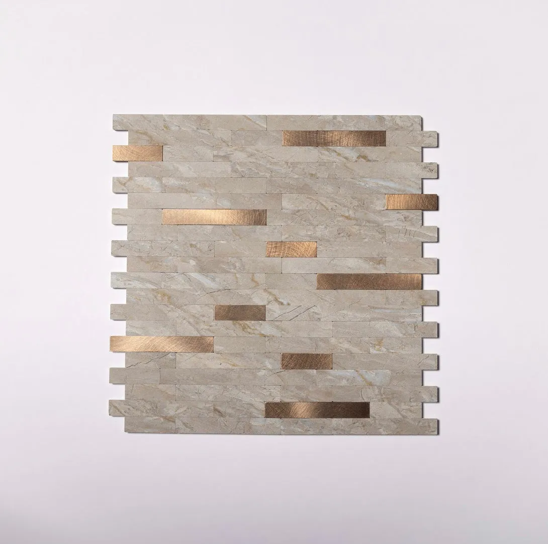 Modern Rectangle Peel and Stick Wall Tiles