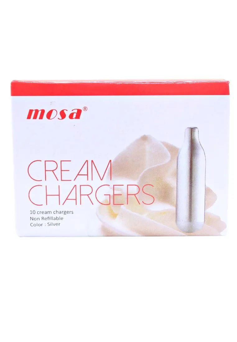 Mosa 10piece Cream Whipper Charger