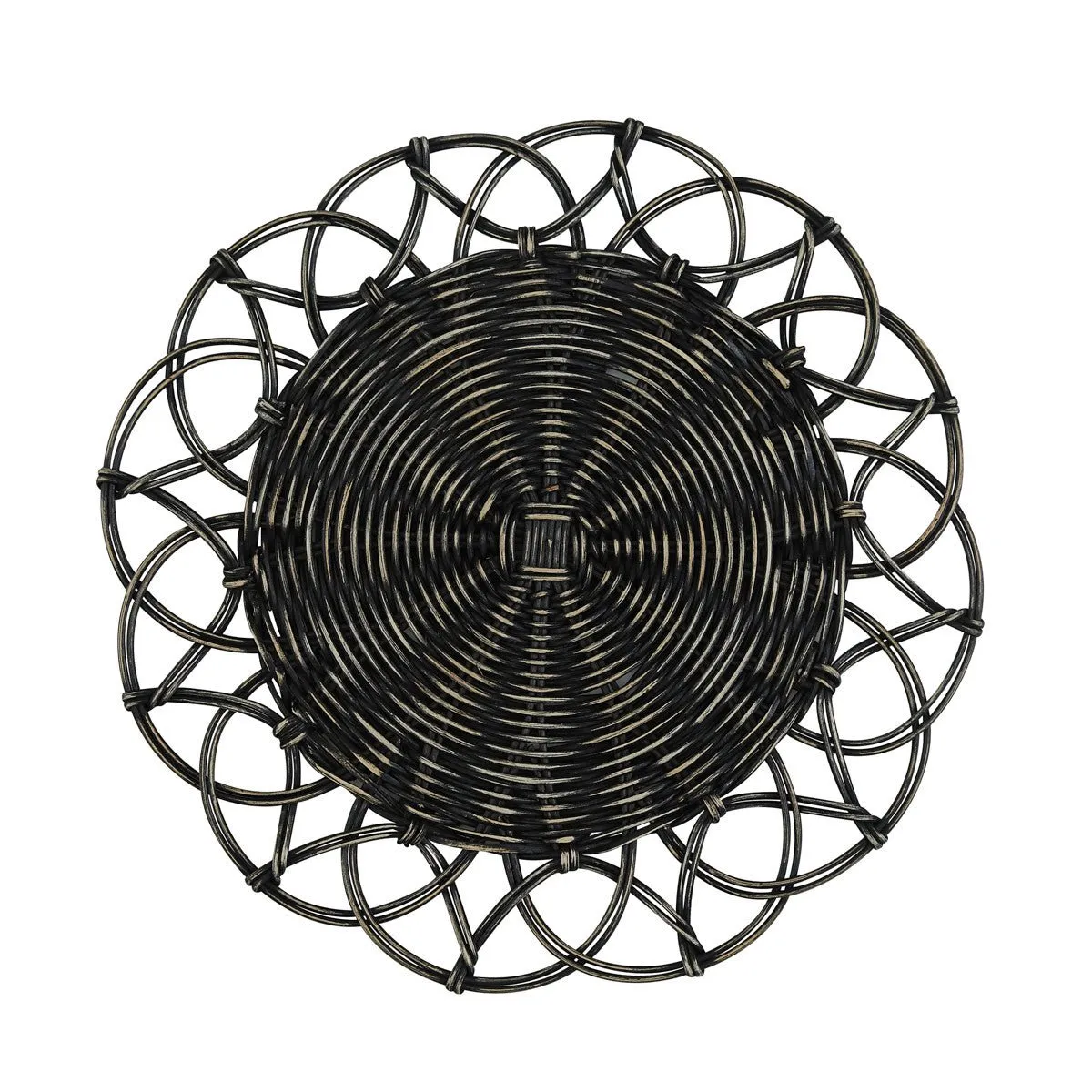 Mya Charger Plate Set - Black
