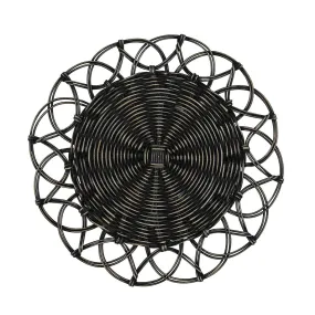 Mya Charger Plate Set - Black