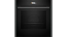 Neff B54CR31G0B N70 Slide and Hide Built-In Electric Single Oven Graphite Grey