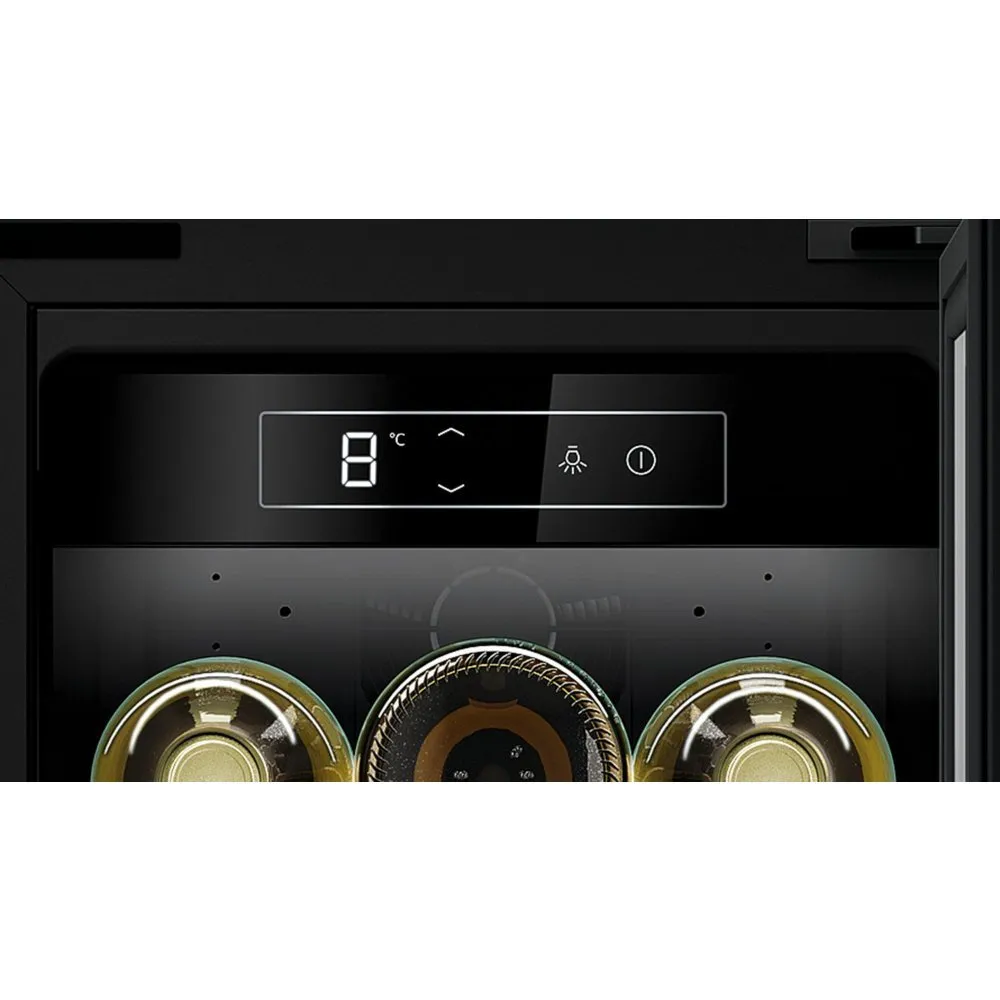NEFF N70 KU9202HF0G Integrated 21-Bottle Wine Cooler,Black