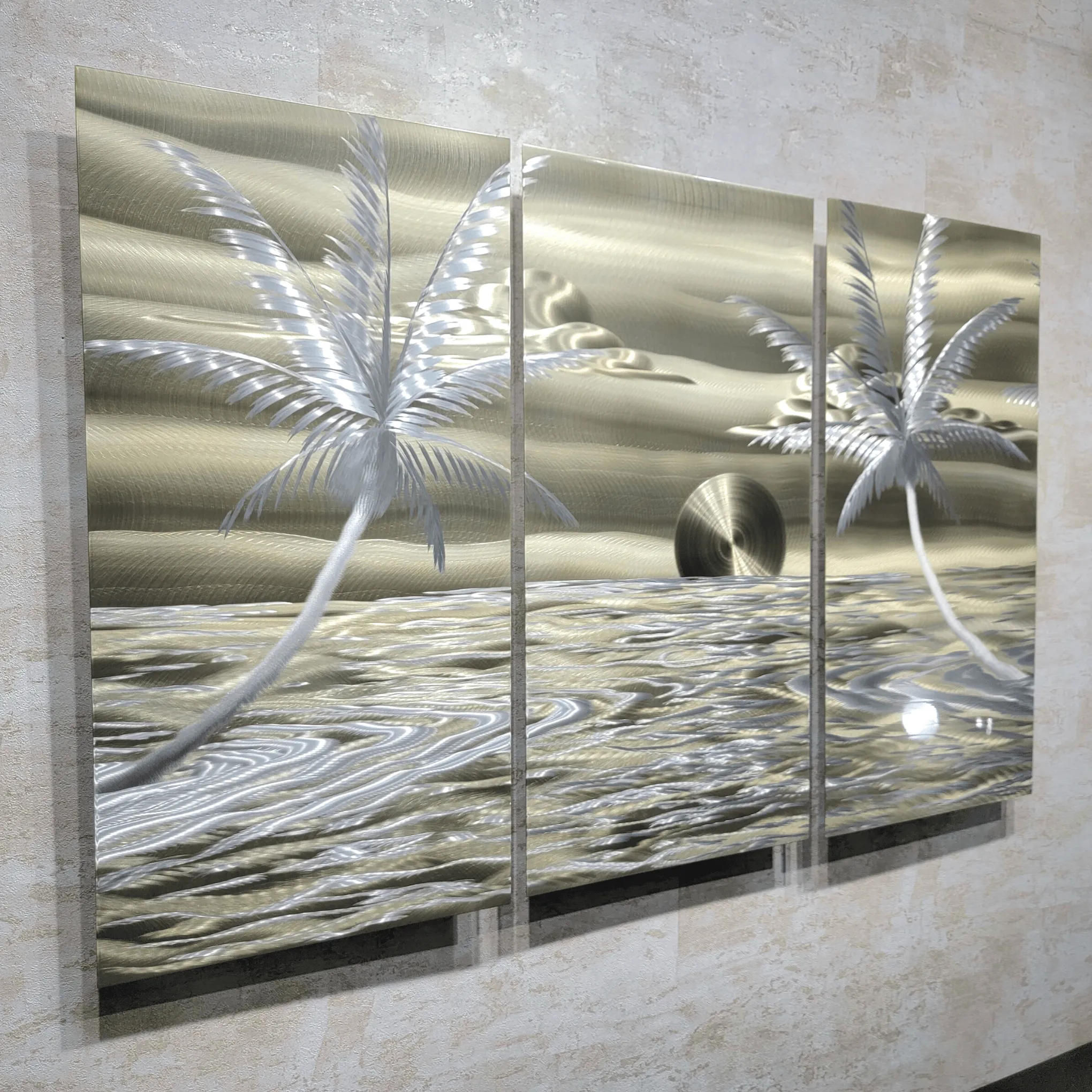 NEW! Golden Beach Triptych