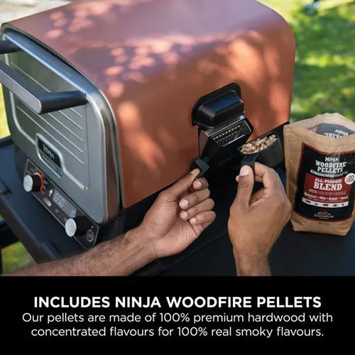 Ninja Woodfire Electric Outdoor Oven - Terracotta | OO101UK