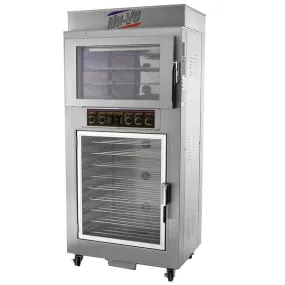 Nu-Vu QB-3/9 Double Deck Electric Oven and Proofer Combo - 208V, 1ph