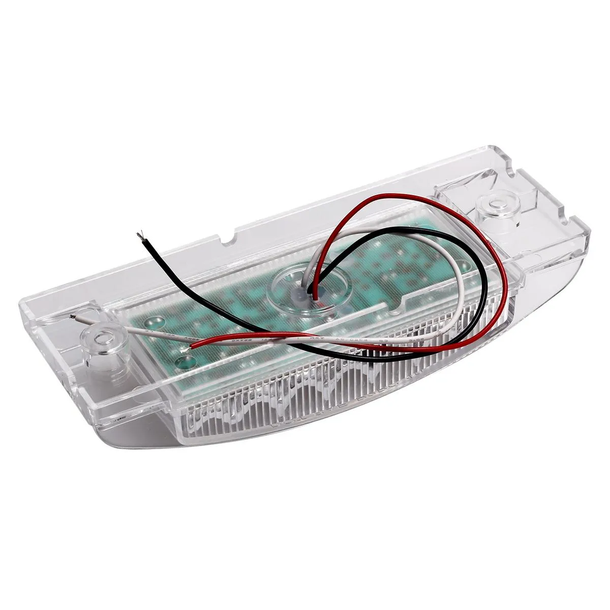 Partsam Pair 6inch Amber Side Front Marker Light Turn Signal Light High Low Brightness Sealed, 20 Diodes, Trailer Clearance and led marker lights, 6x2 Rectangular Rectangle led lights, 3 Wires