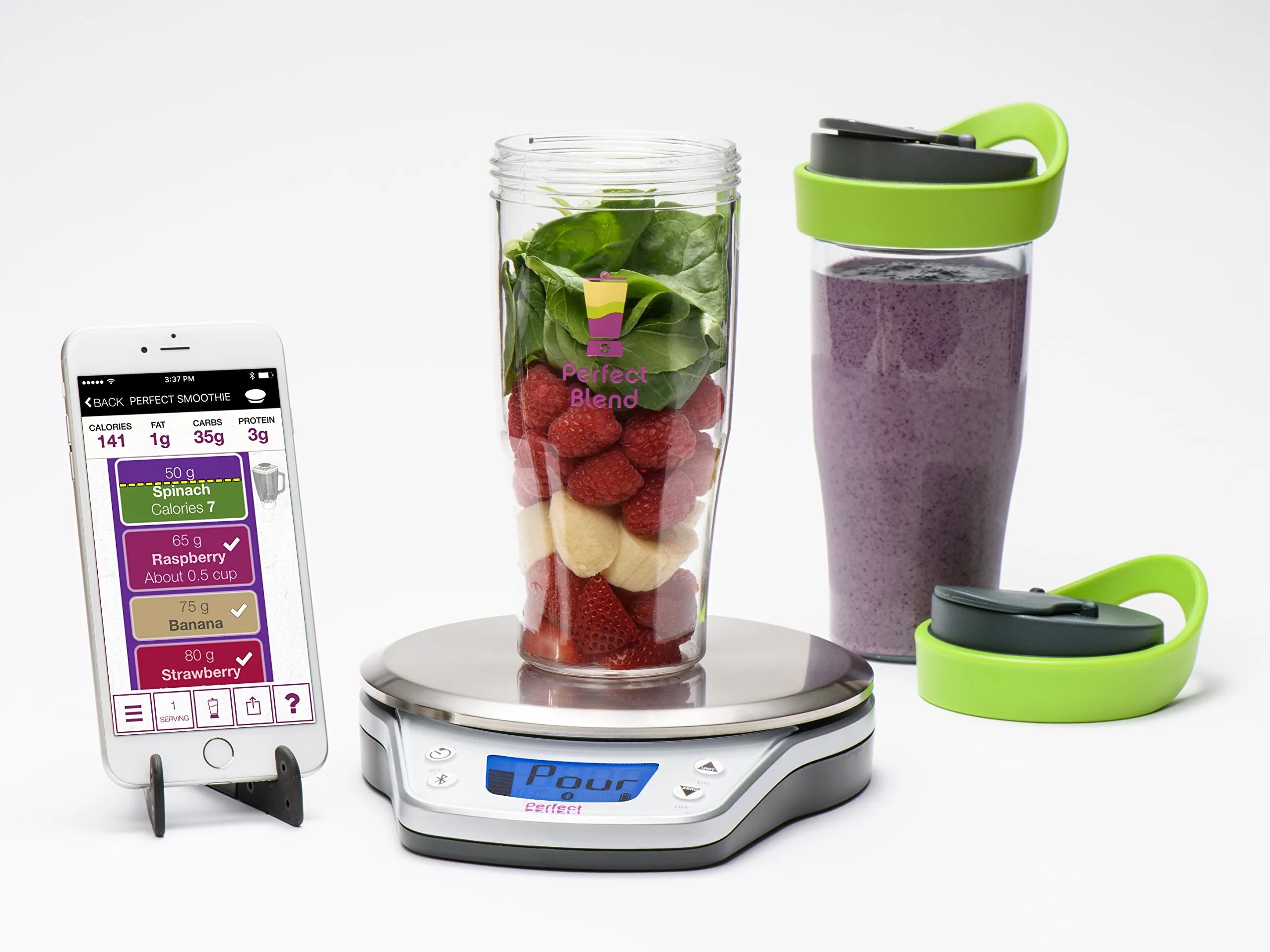 Perfect Blend PRO Smart Scale   App-Track Nutrition and Make Delicious Smoothies