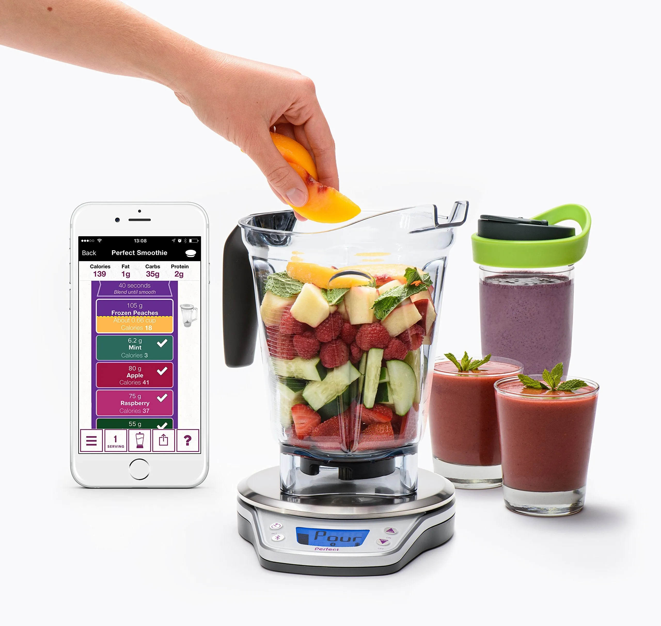 Perfect Blend PRO Smart Scale   App-Track Nutrition and Make Delicious Smoothies