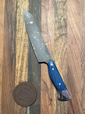 Petty with Acid Etch and Micarta handle with Pommel