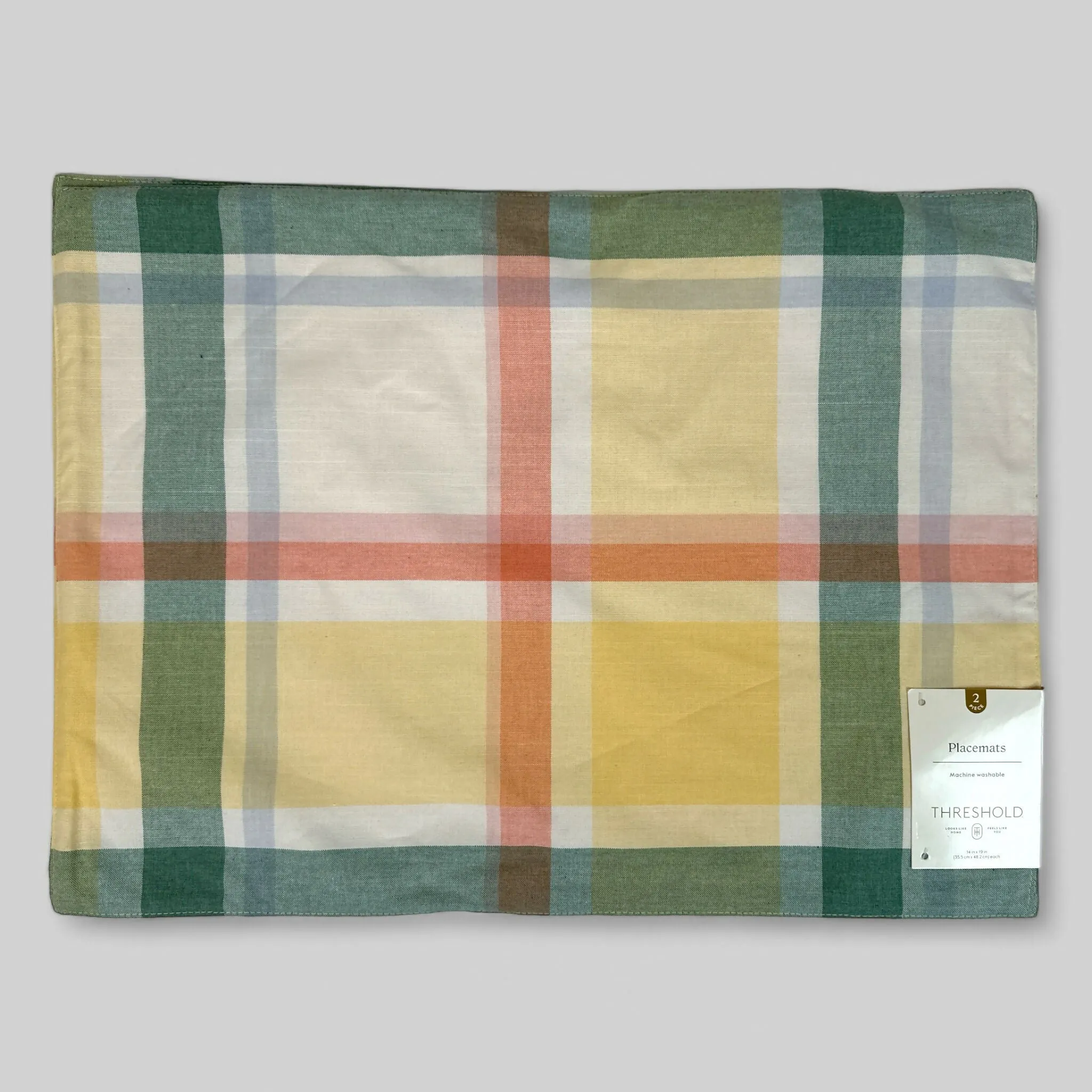 Plaid Placemats | 2 Pack | Threshold