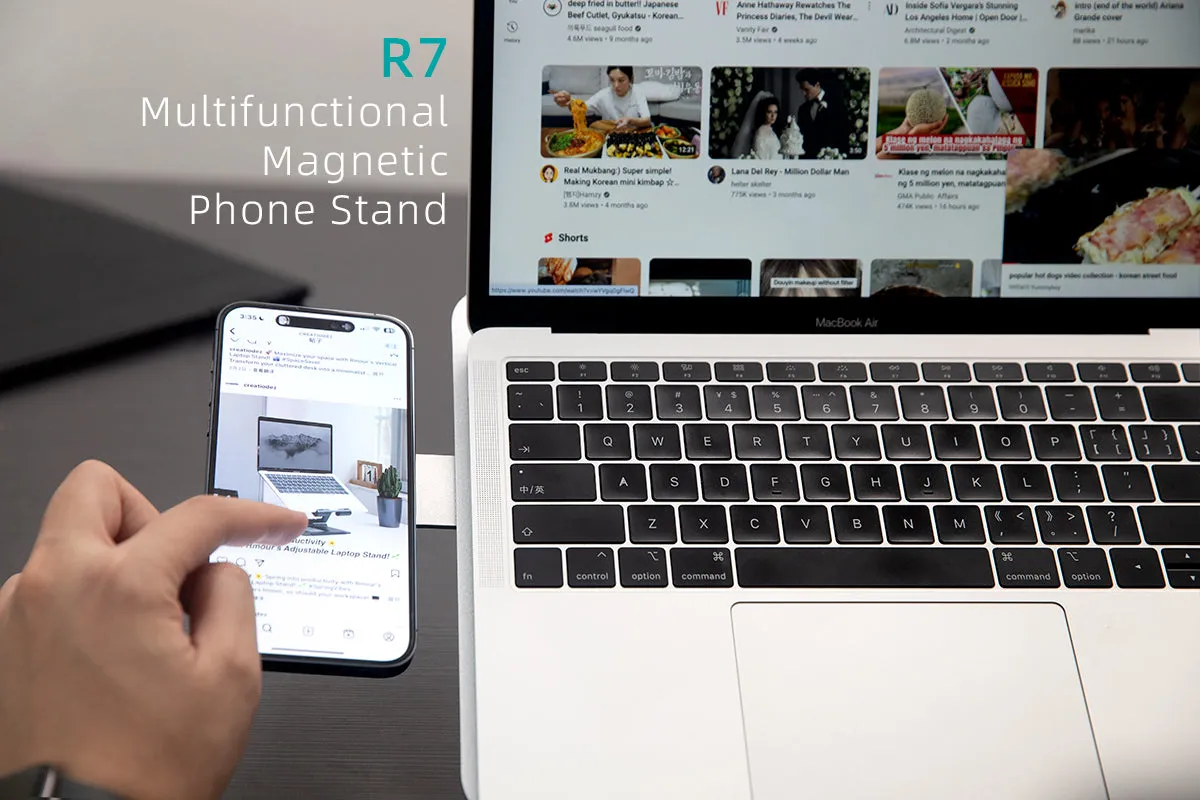 R7 Magnetic Phone & Apple Watch Stand