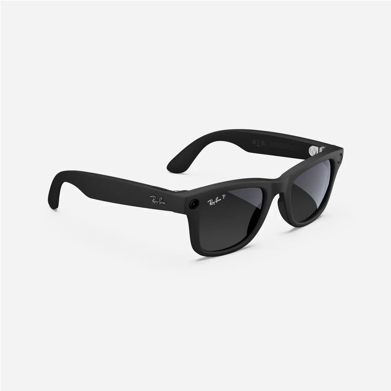 Ray-Ban Meta Wayfarer - (F) Matte Black - (L) Gradient Graphite Polarised - (Large)