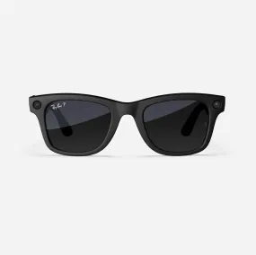 Ray-Ban Meta Wayfarer - (F) Matte Black - (L) Gradient Graphite Polarised - (Large)