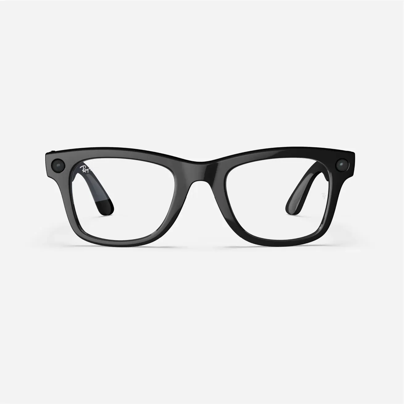 Ray-Ban Meta Wayfarer - (F) Shiny Black - (L) Clear - (Large)