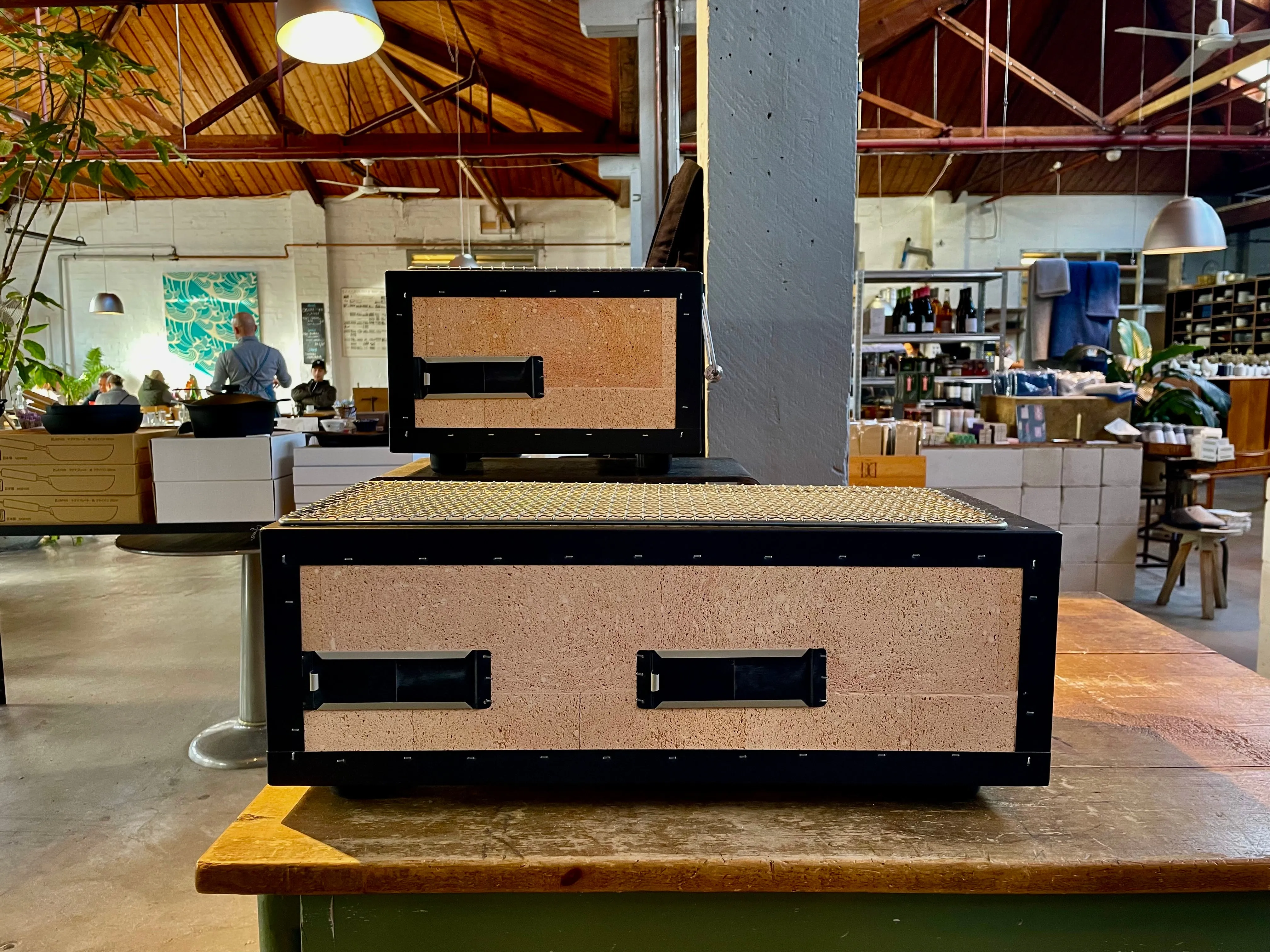 Shichirin Konro Rectangular Japanese BBQ Grill