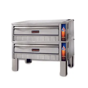 Sierra Range SRPO-72G-2 Double Pizza Deck Oven, Natural Gas
