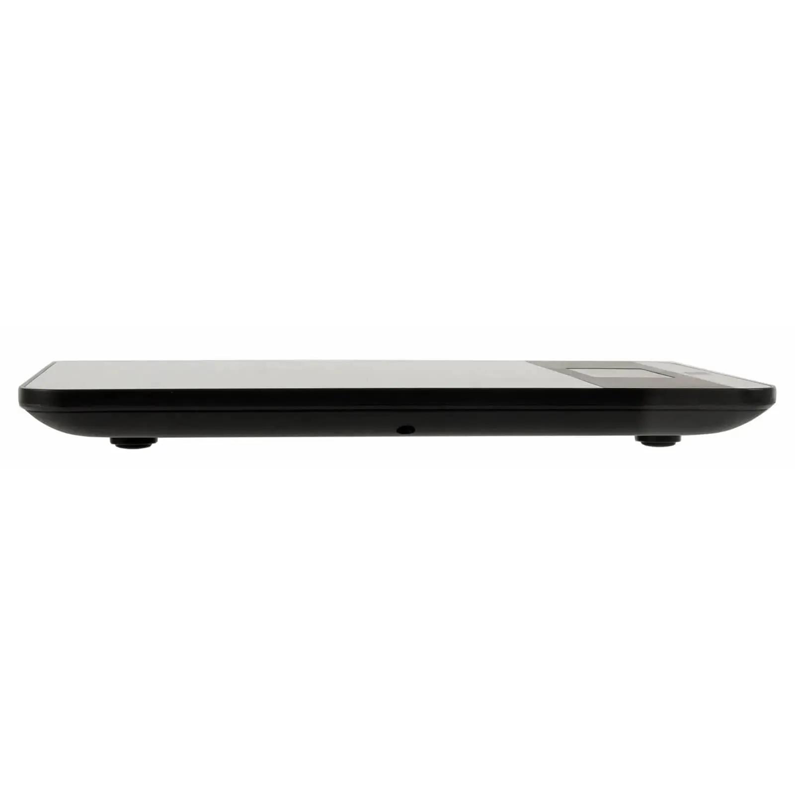 Slim Electronic Kitchen Scales Compact Stainless Steel Black
