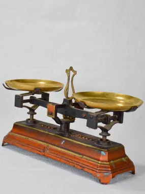Small antique French kitchen scales