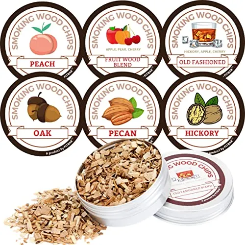 Smoking Wood Chips 1oz X 6 Cocktail Smoker Whiskey Smoker Infuser Kit