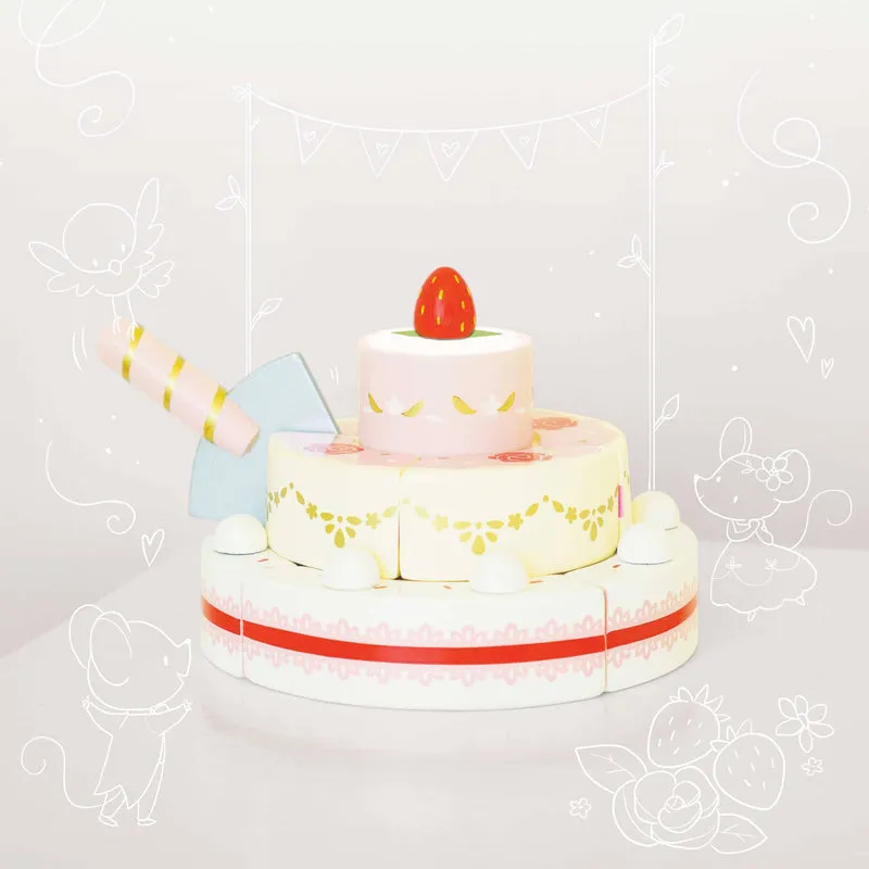 Strawberry Wedding Cake - Le Toy Van