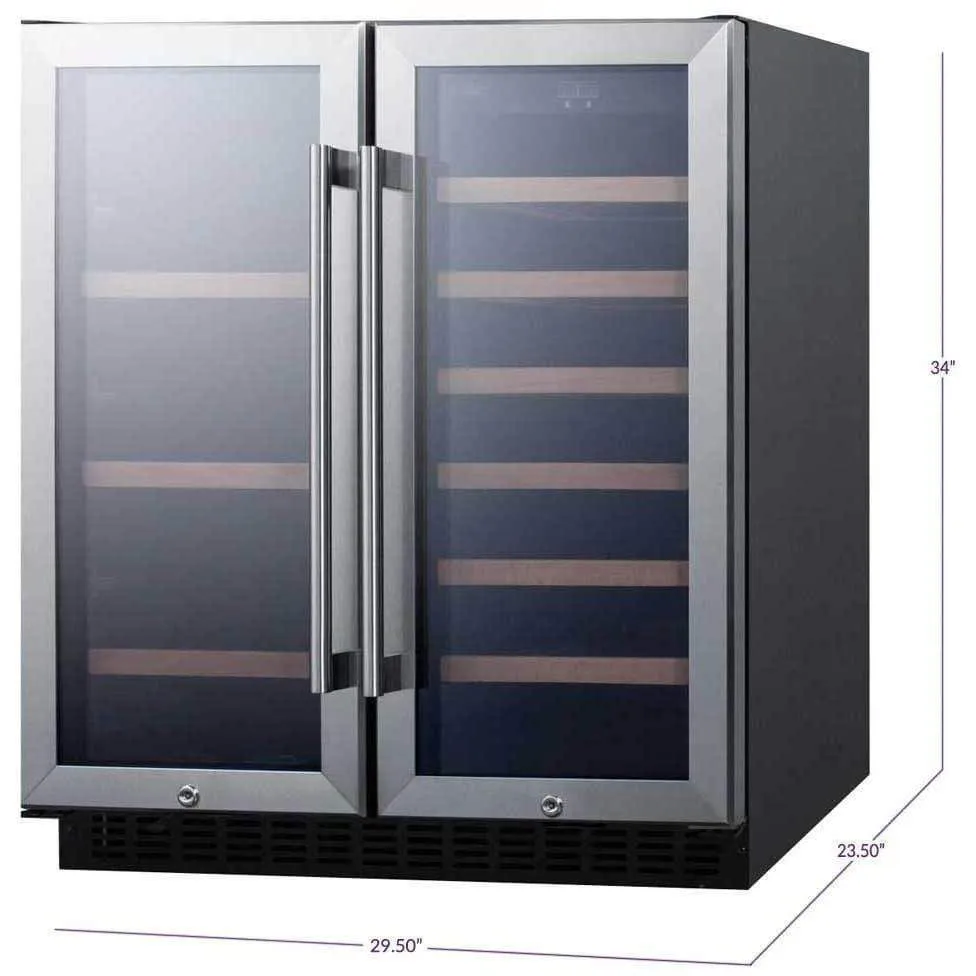 Summit 30" Wide Built-In Wine/Beverage Fridge SWBV3071