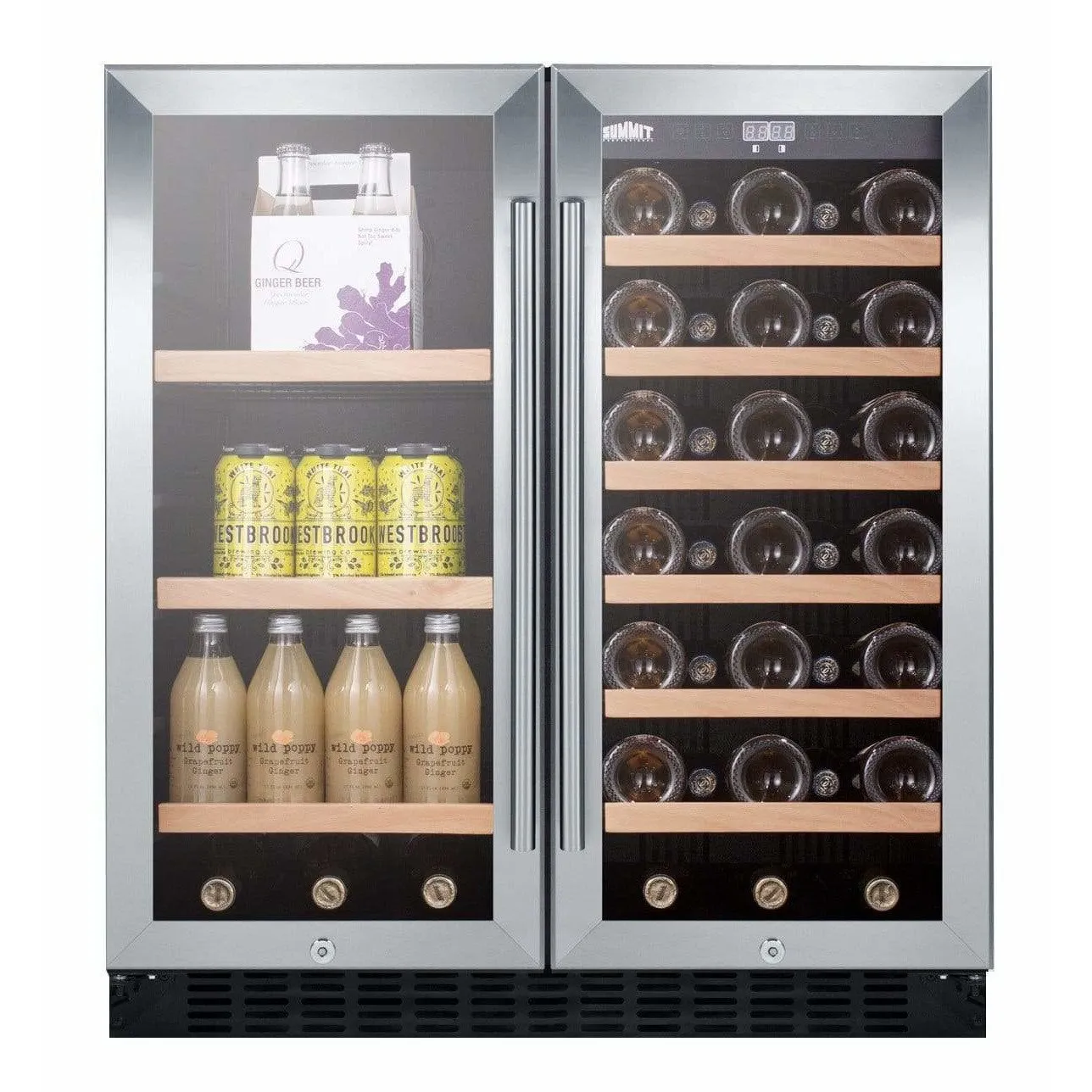 Summit 30" Wide Built-In Wine/Beverage Fridge SWBV3071
