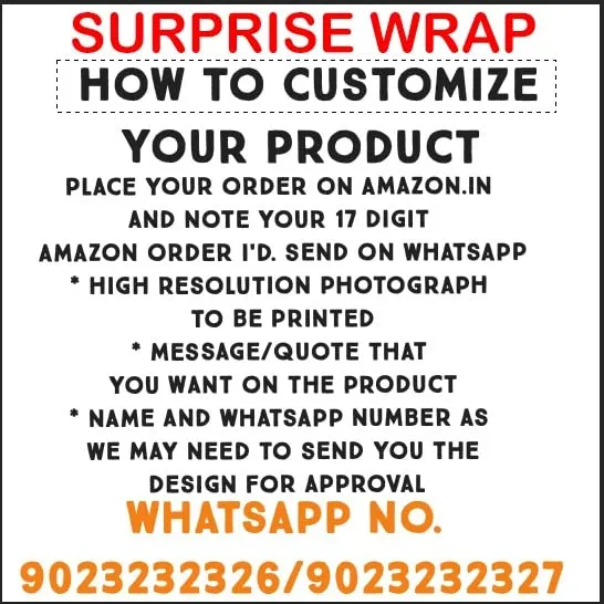 Surprise Wrap Personalized Customize Magic Mirror Cum Photo Heart Shape Tabletop Frame with LED Light (White)